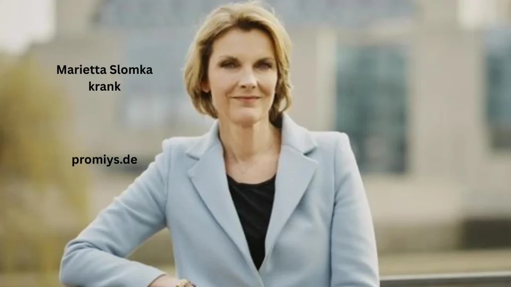 Marietta Slomka krank